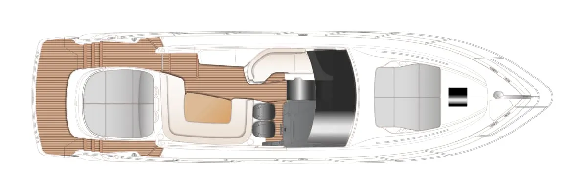 Princess V50 Open — Plans photo 2