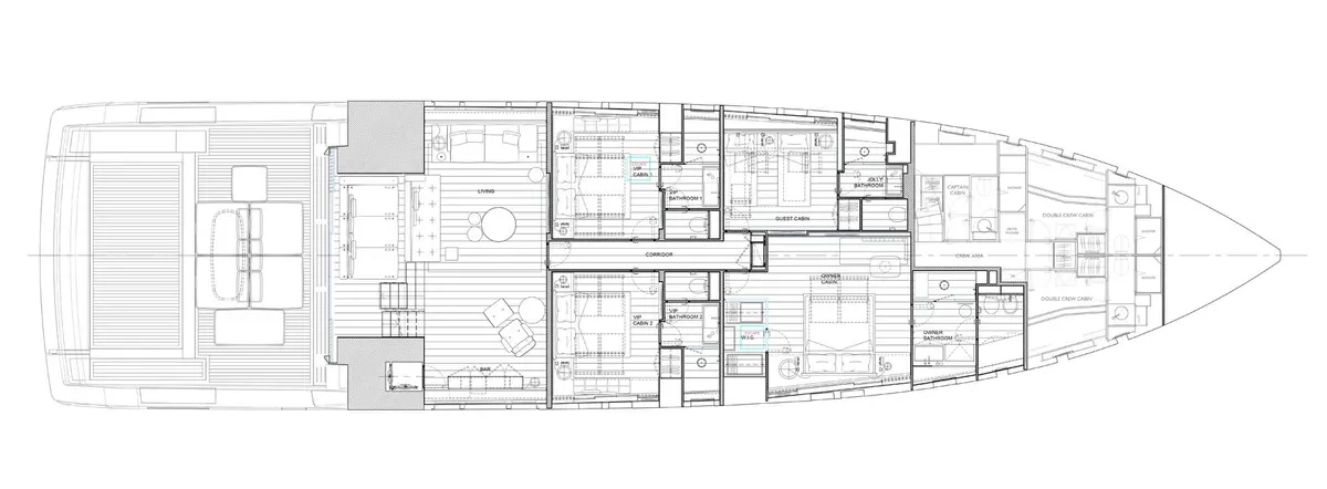 Sanlorenzo SP110 — Plans photo 1