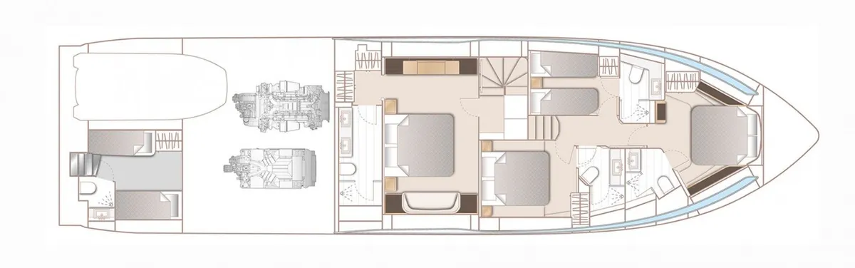 Princess S78 — Plans photo 3