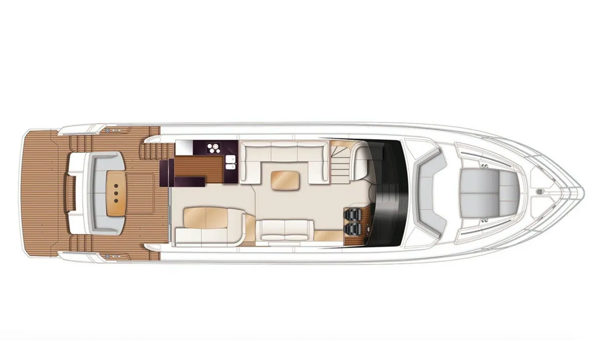 Princess 68 — Plans photo 2
