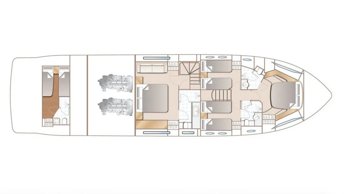 Princess 68 — Plans photo 3