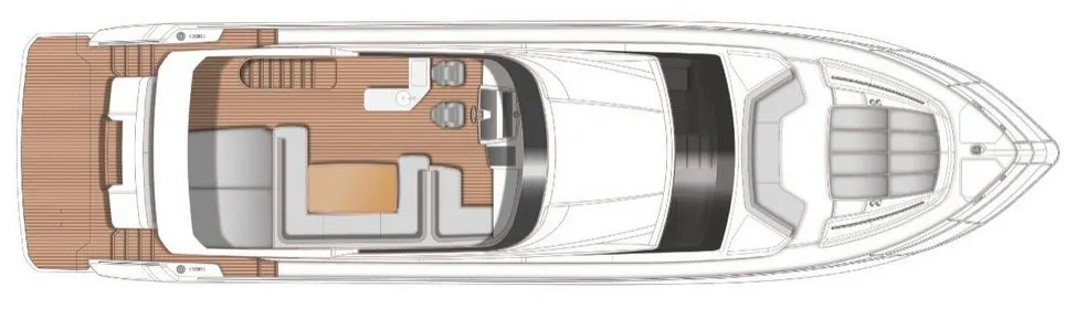 Princess 68 (017) — Plans photo 2