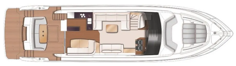 Princess 68 (017) — Plans photo 3