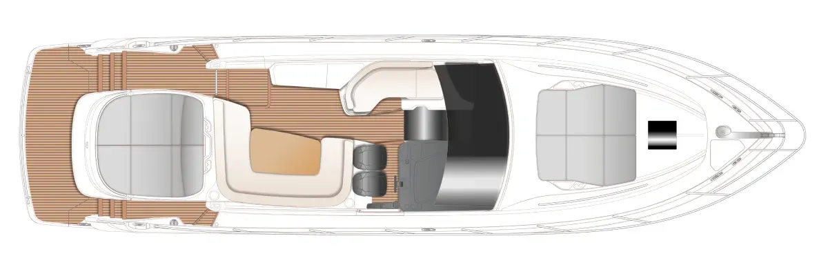 Princess V50 Open — Plans photo 1