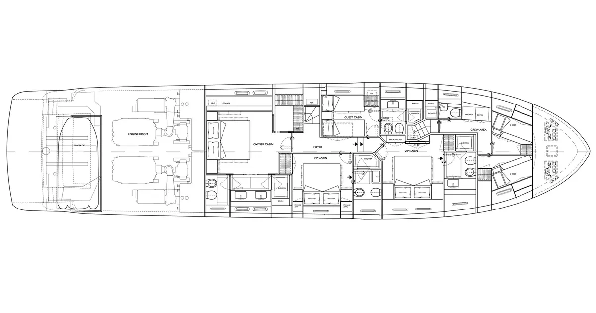 Sanlorenzo SL86 — Plans photo 1