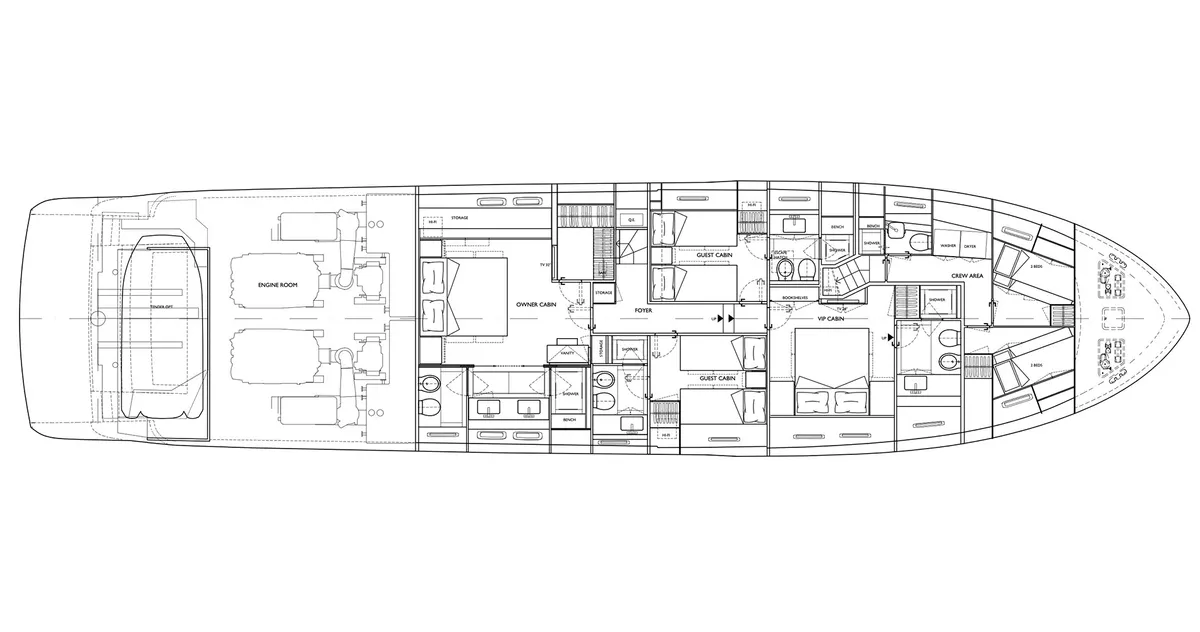 Sanlorenzo SL86 — Plans photo 4