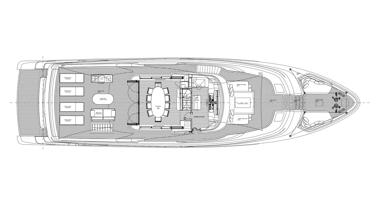 Sanlorenzo SD96 — Plans photo 2