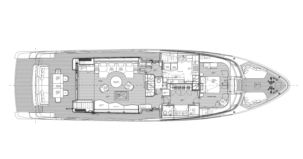 Sanlorenzo SD96 — Plans photo 3