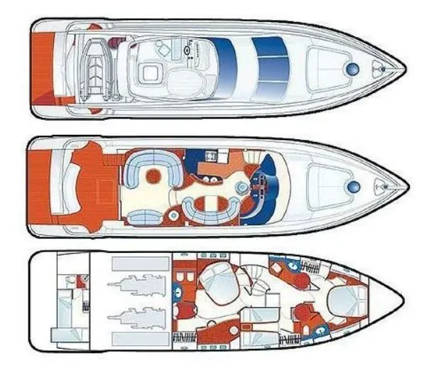 Azimut 62 — Plans photo 1