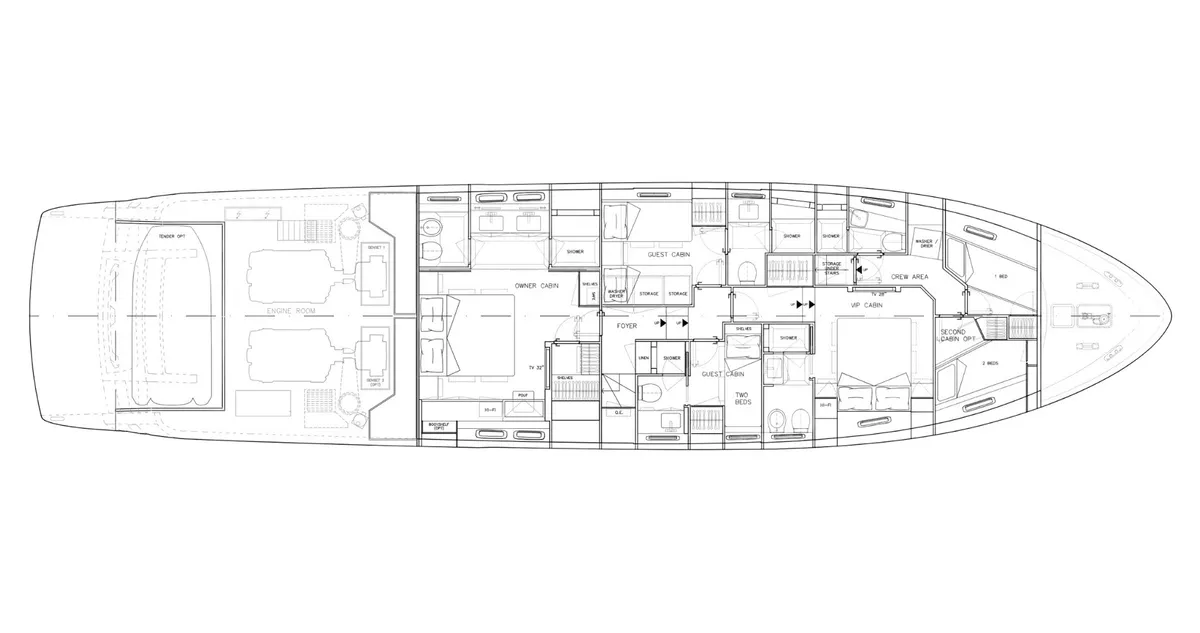 Sanlorenzo SL78 — Plans photo 1