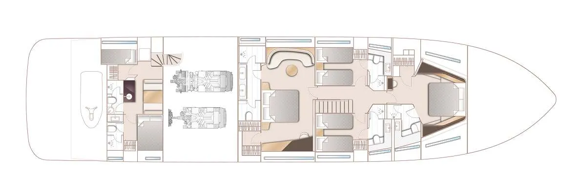 Princess Y95 — Exterior photo 8