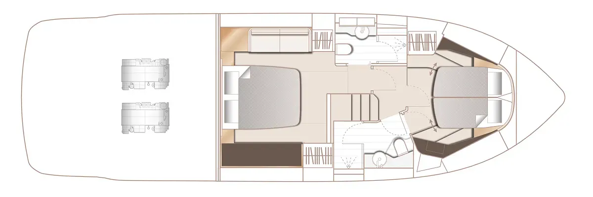 Princess F45 — Plans photo 3