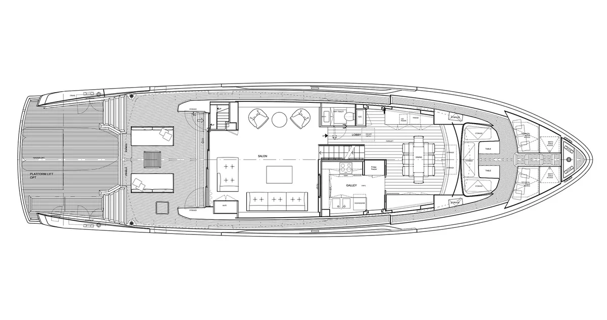 Sanlorenzo SX88 — Plans photo 3