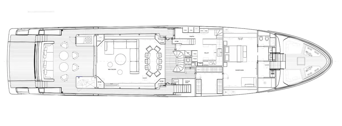 Sanlorenzo SD118 — Plans photo 4