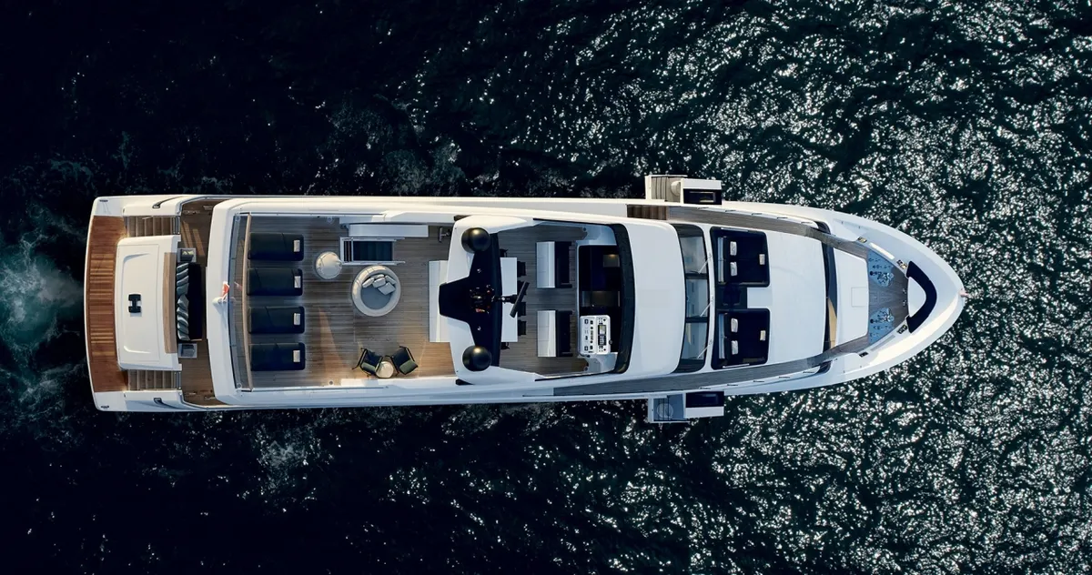 Sanlorenzo SL118 — Aerial photo 1
