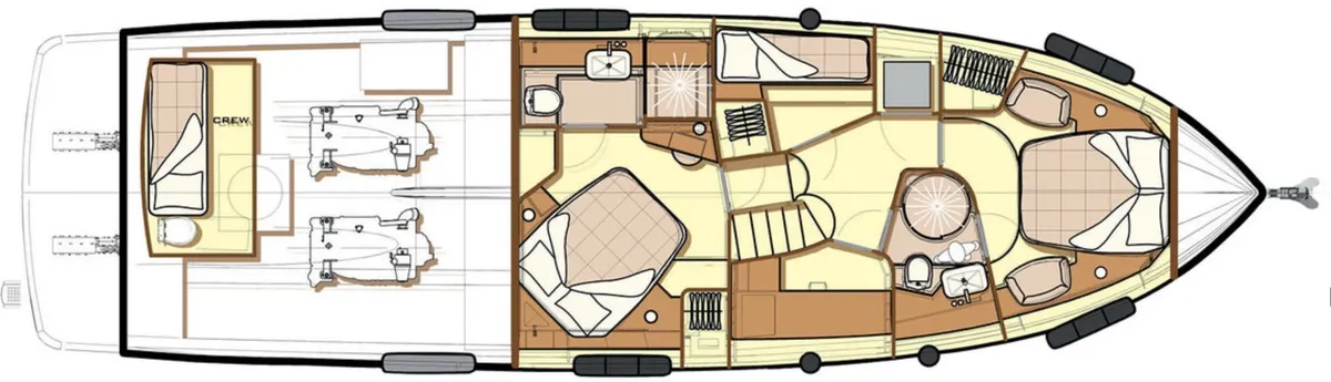 Azimut Magellano 53 — Plans photo 1