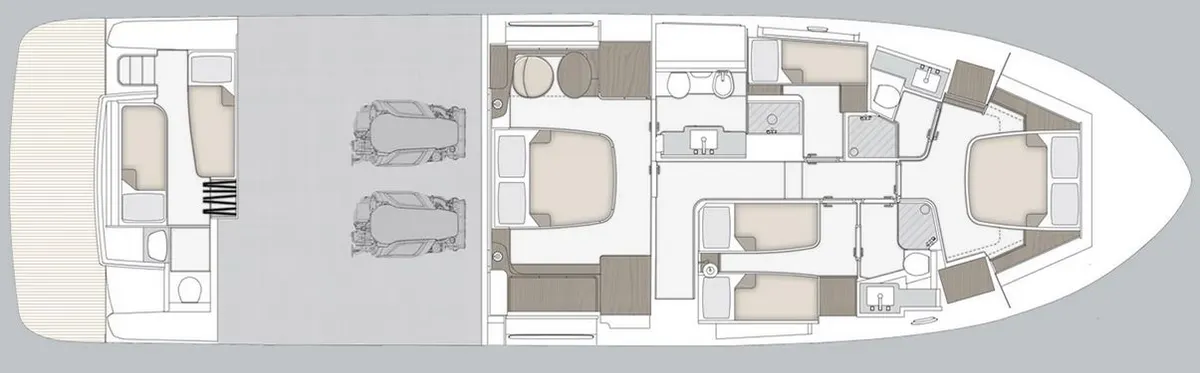 Azimut Magellano 66 (020) — Plans photo 1