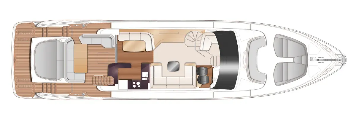 Princess S74 — Plans photo 1